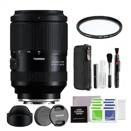 Tamron - 70-180mm F/2.8 Di III VC VXD G2 for Sony E-Mount with Advanced Accessories & Travel Bundle | AFA065S-700 - Black