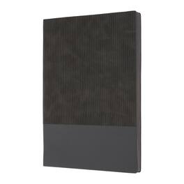 Unique Bargains - Hardcover Leather Lined Journal, 100 Pages 8.3x5.7" A5 Lined Diary Notebook for Office Home Writing - Gray