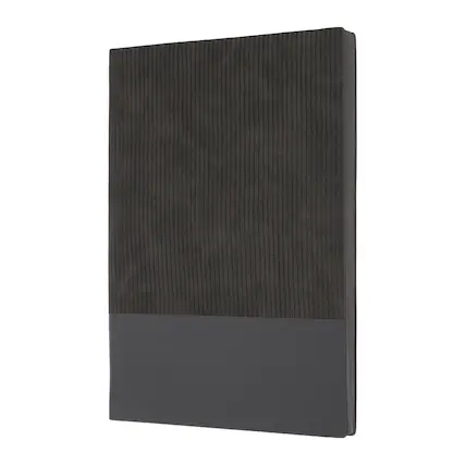 Front. Unique Bargains - Hardcover Leather Lined Journal, 100 Pages 8.3x5.7" A5 Lined Diary Notebook for Office Home Writing - Gray.