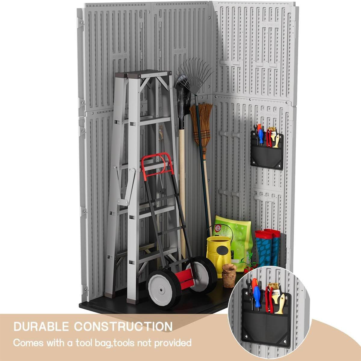 DURABLE CONSTRUCTION  
Comes with a tool bag, tools not provided