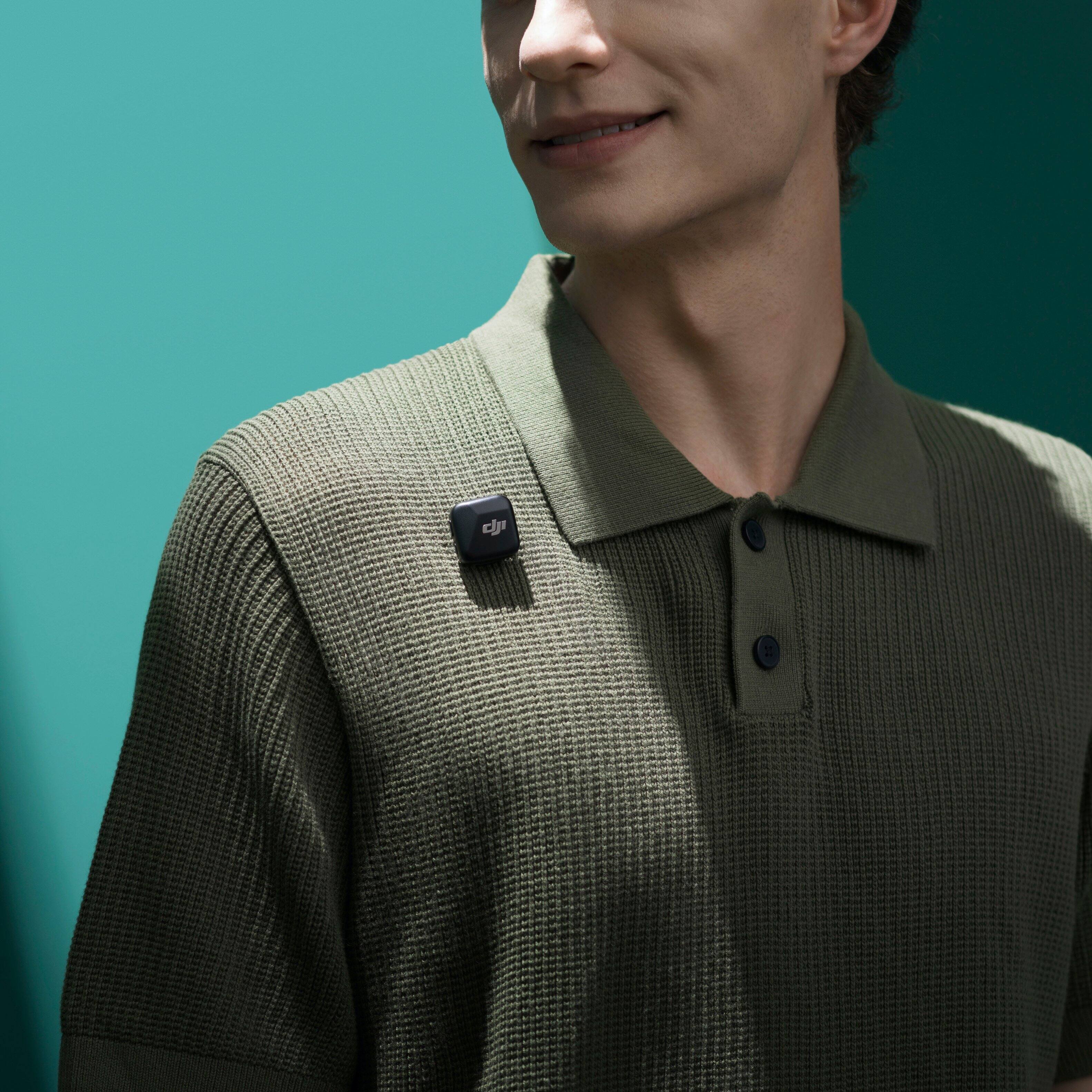 Alt View 2. DJI - DJI Mic Mini Transmitter (Infinity Black) - Black.