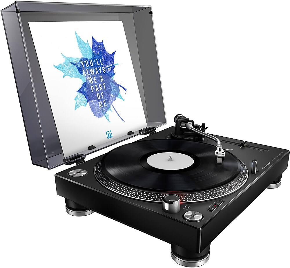 Alt View 12. Pioneer DJ - PLX-500 High-torque, direct drive turntable - Black.