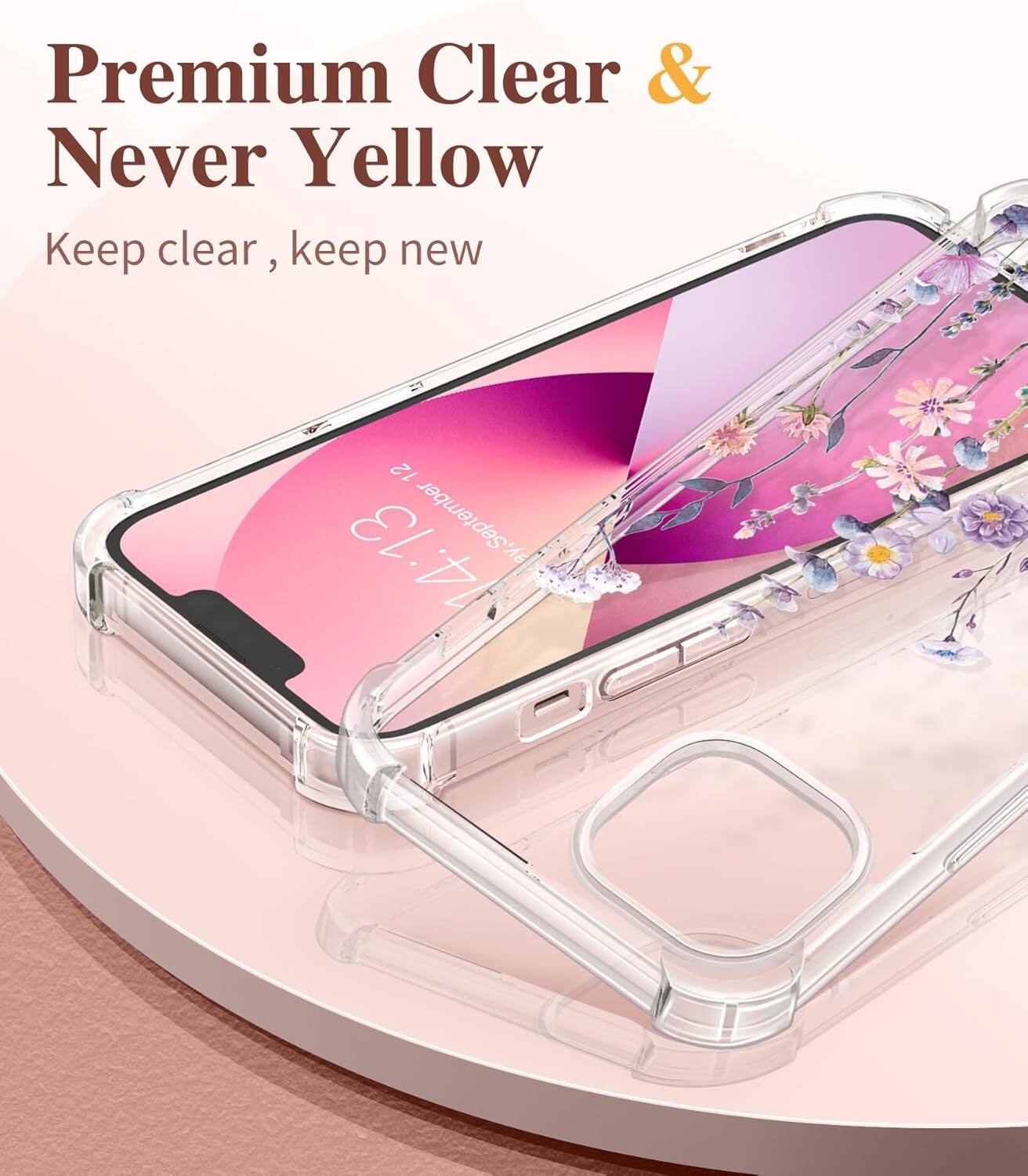 Premium Clear & Never Yellow  
Keep clear, keep new