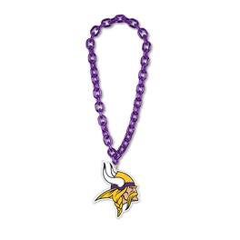 WinCraft - Minnesota Vikings Big Chain Logo Plastic Necklace - Multicolor
