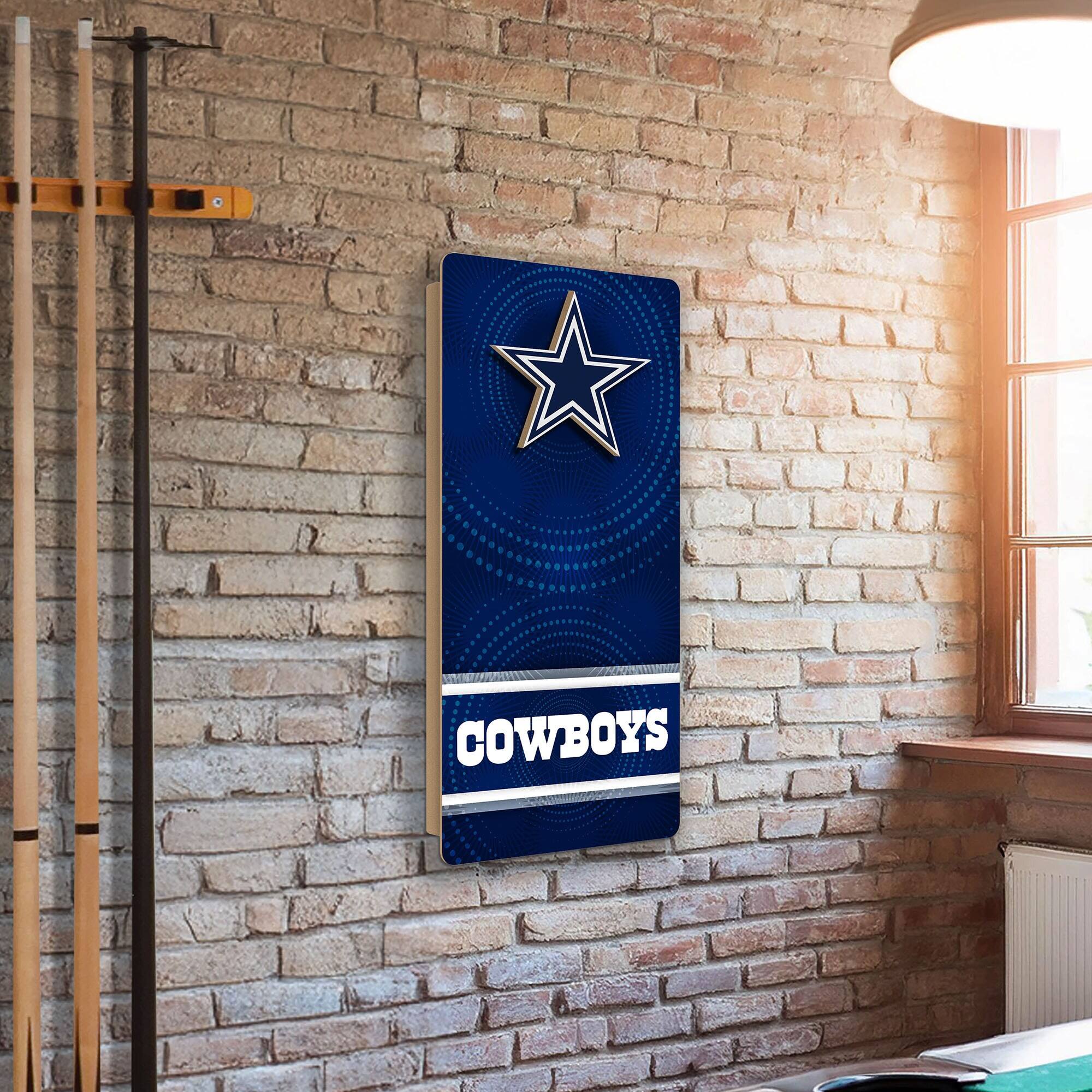 Alt View 1. Fan Creations - Dallas Cowboys Wall Hanging Cornhole Board - Multicolor.