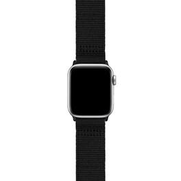 StrapsCo - Pro Seatbelt Strap Nylon Watch Band For Apple Watch - 44mm/45mm/46mm/49mm (Medium-Long) - Midnight