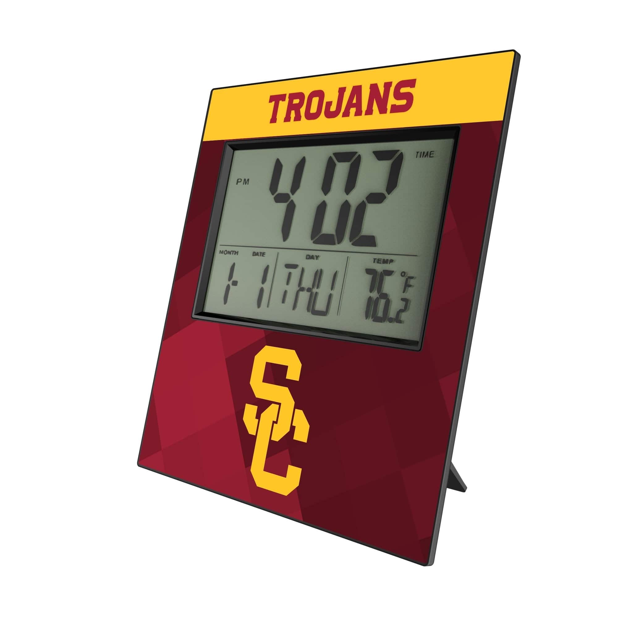 Keyscaper - USC Trojans Color Block Digital Desk Clock - Multicolor price history on PriceWatchPro