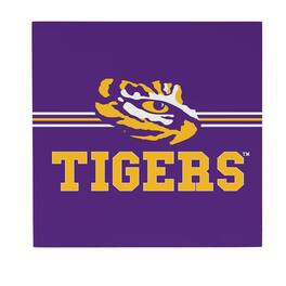 Evergreen Enterprises - LSU Tigers 12" x 12" Wood Wall Sign - Multicolor