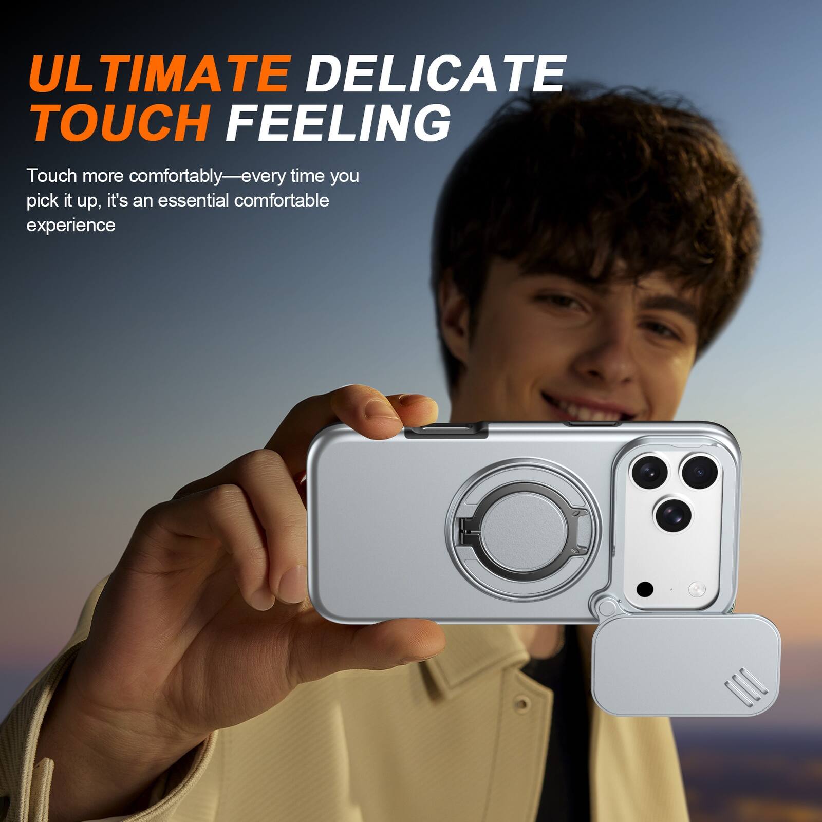ULTIMATE DELICATE TOUCH FEELING

Touch more comfortably—every time you pick it up, it's an essential comfortable experience