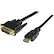 Angle. StarTech.com - 6' HDMI to DVI-D Video Cable - Black.