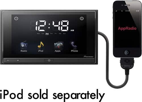 Front Standard. Pioneer - AppRadio 50W x 4 Apple® iPod®-Ready In-Dash Deck with App Control.