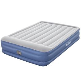 Bestway - Tritech Air Mattress: Queen 18" - Built-In AC Pump - Multicolored