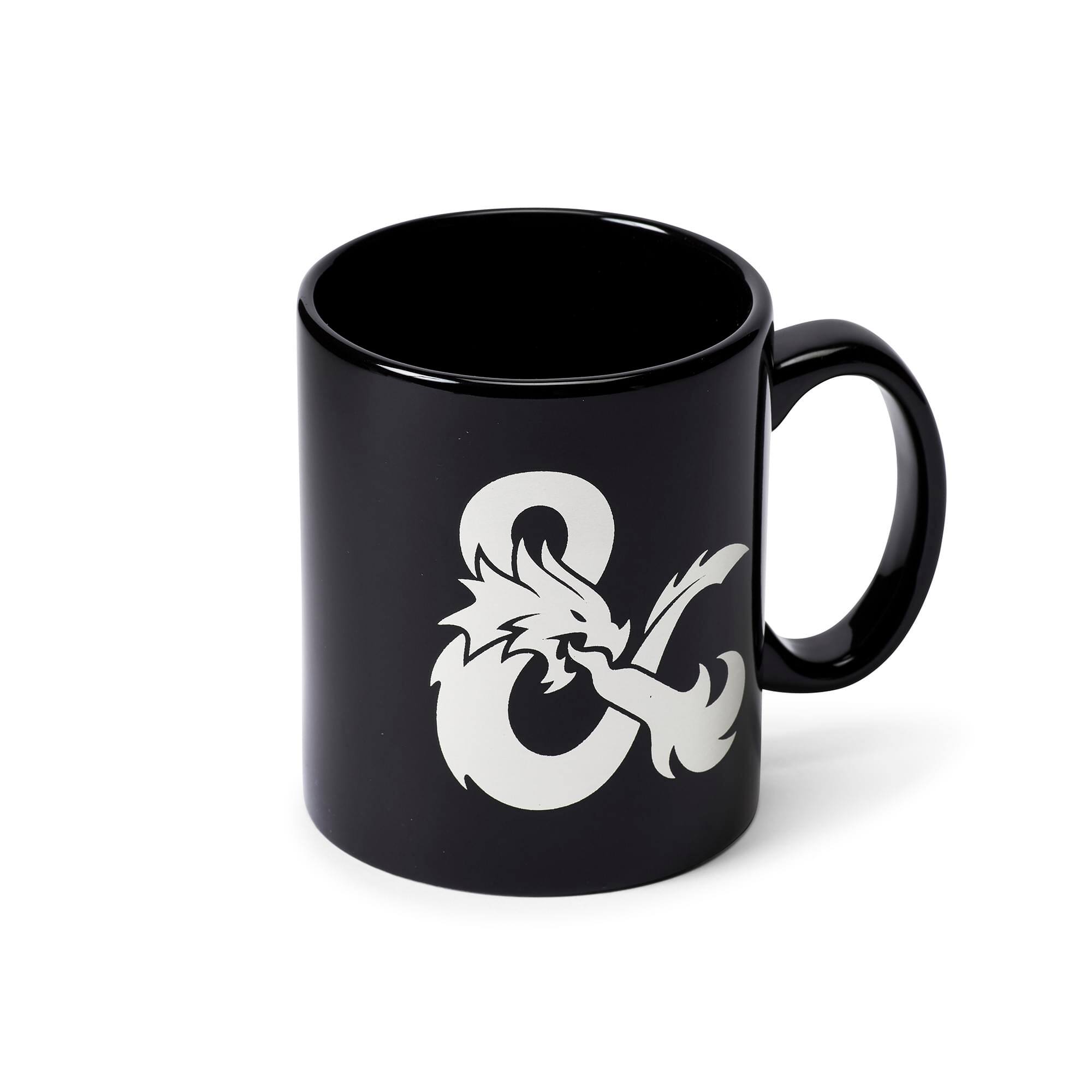 Alt View 10. Just Funky - Dungeons & Dragons Black Ceramic Ampersand Logo Mug - 16-Ounces - Black.