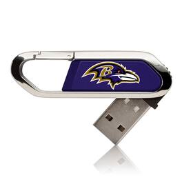 Keyscaper - Baltimore Ravens Solid Clip USB Flash Drive-16 GB USB-C - Multicolor