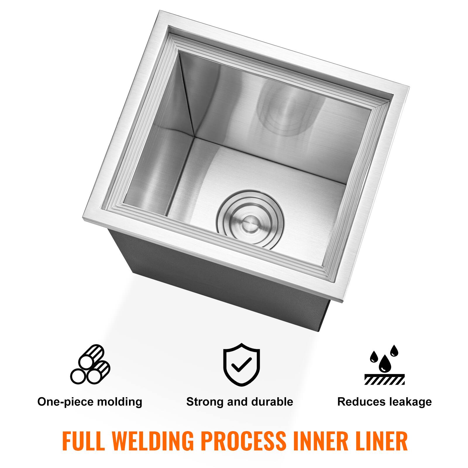 One-piece molding  
Strong and durable  
Reduces leakage  

FULL WELDING PROCESS INNER LINER