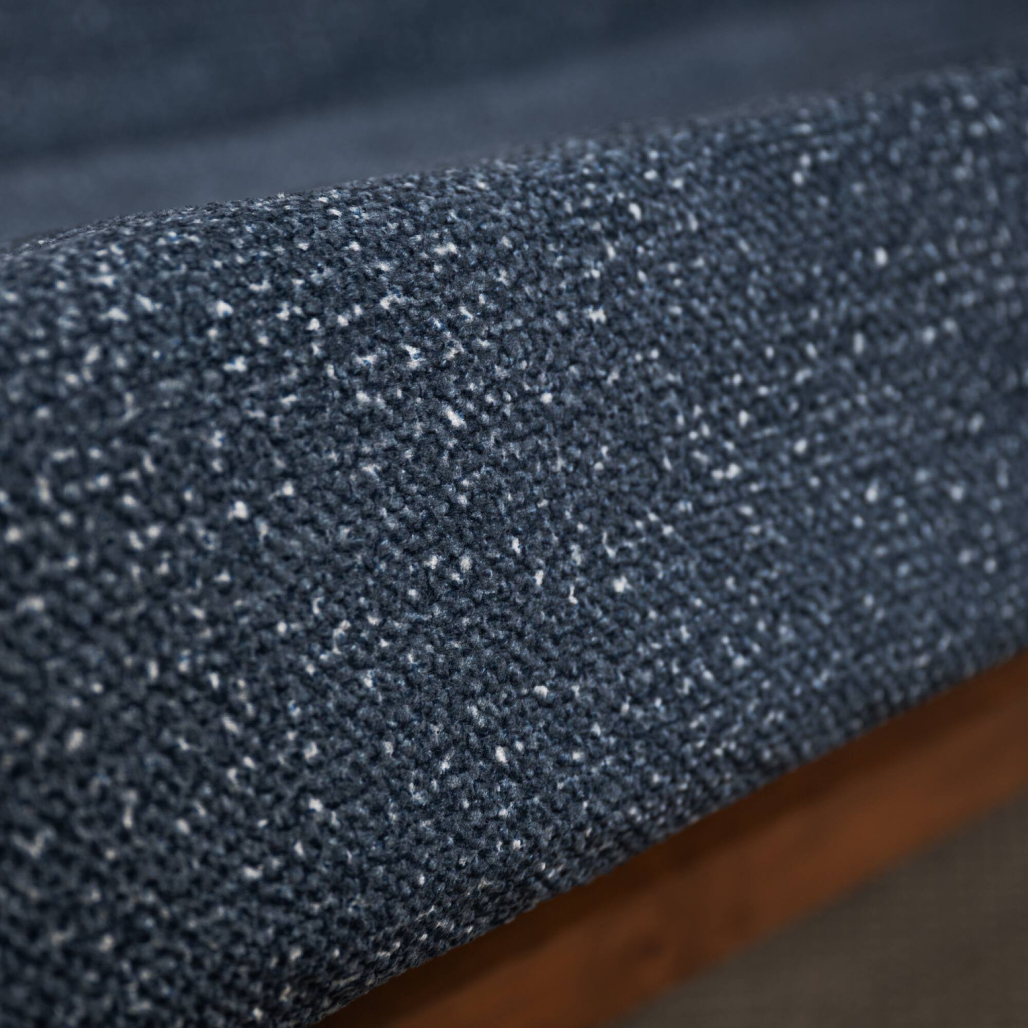 Angle. GOODSILO - Full Premium Foldable Futon Mattress with Memory Foam Infusion and Removable Washable Cover - Denim+Brown.