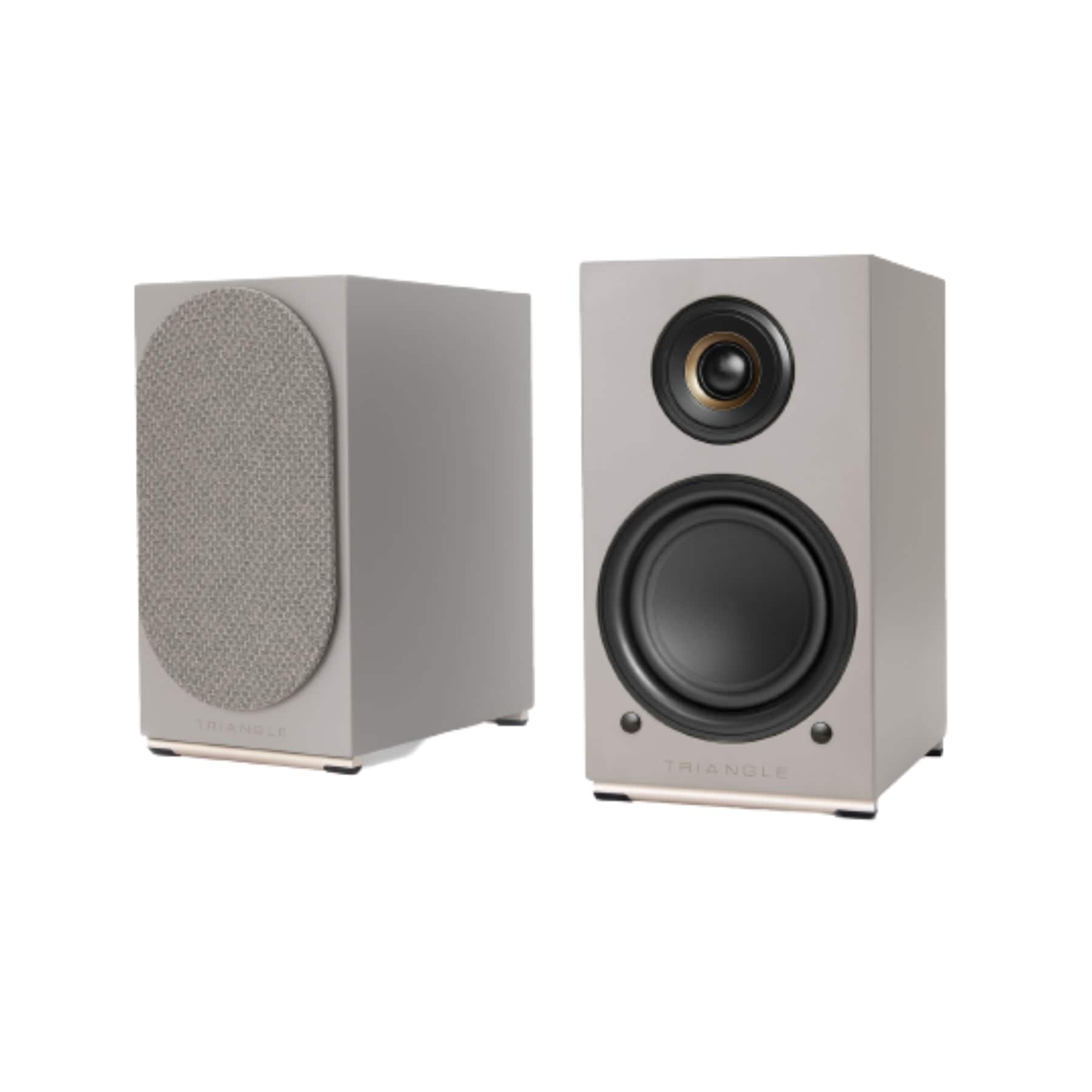 Triangle - AIO Twin Powered Bookshelf Speakers Pair - Linen Grey price history on PriceWatchPro