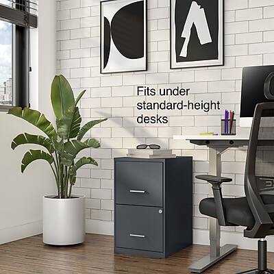 Fits under standard-height desks