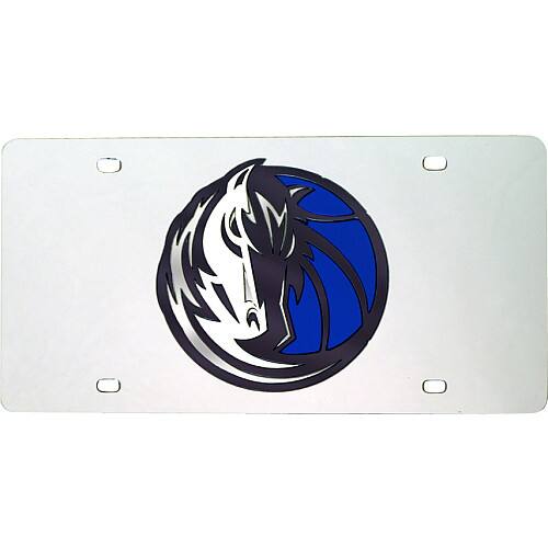 Dallas Mavericks Acrylic License Plate Laser Tag