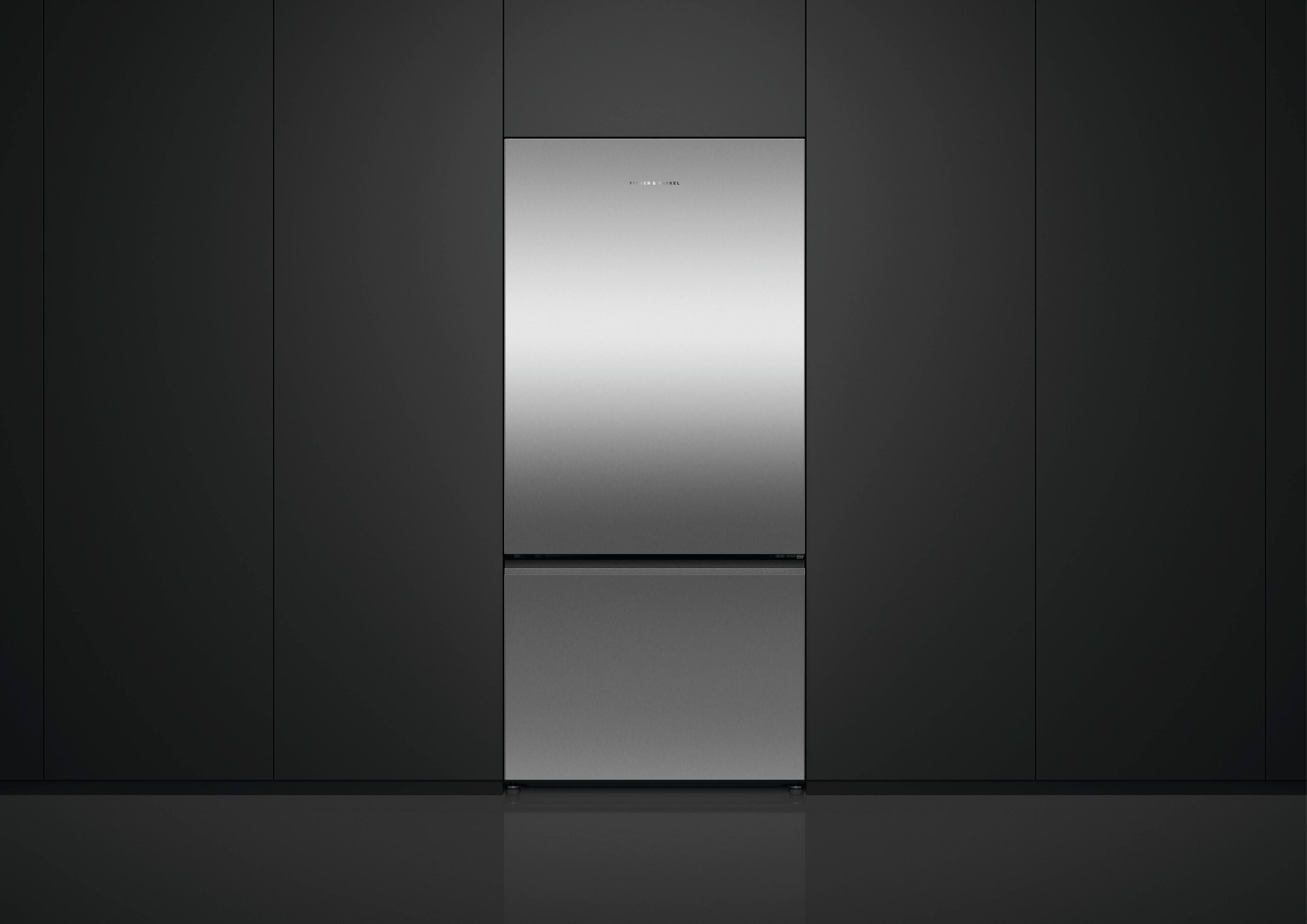Alt View 14. Fisher & Paykel - 18.2 Cu. Ft. Bottom Mount Freezer Refrigerator - Stainless Steel.