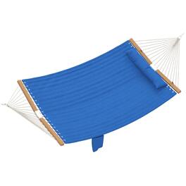 Outsunny - Hammock 2-Person, with Pillow & Pad, 440 lbs Capacity - Navy Blue