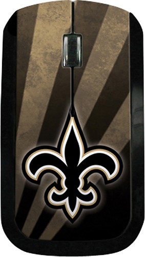 Best Buy: PSG New Orleans Saints Football Helmet Wireless Optical Scroll  Mouse Gold/Black FH-2640