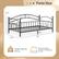 Twin Size
34.5"
39"
75"
8.5"
41.5"
78"
Weight Capacity: 485 lbs
Recommended Mattress Thickness: 3"-12"