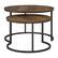 Alt View 12. CorLiving - Fort Worth Wood Grain Finish Nesting Coffee Table - Brown.