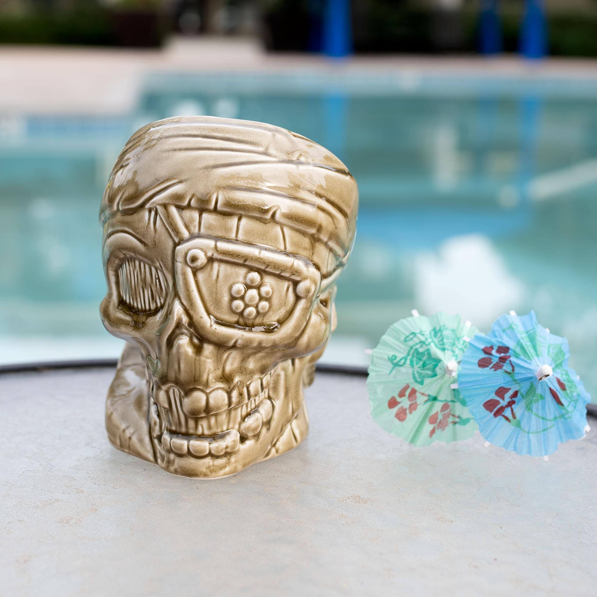 Alt View 2. ThinkGeek - Geeki Tikis The Goonies One-Eyed Willy Ceramic Mug | Holds 20 Ounces - Brown.