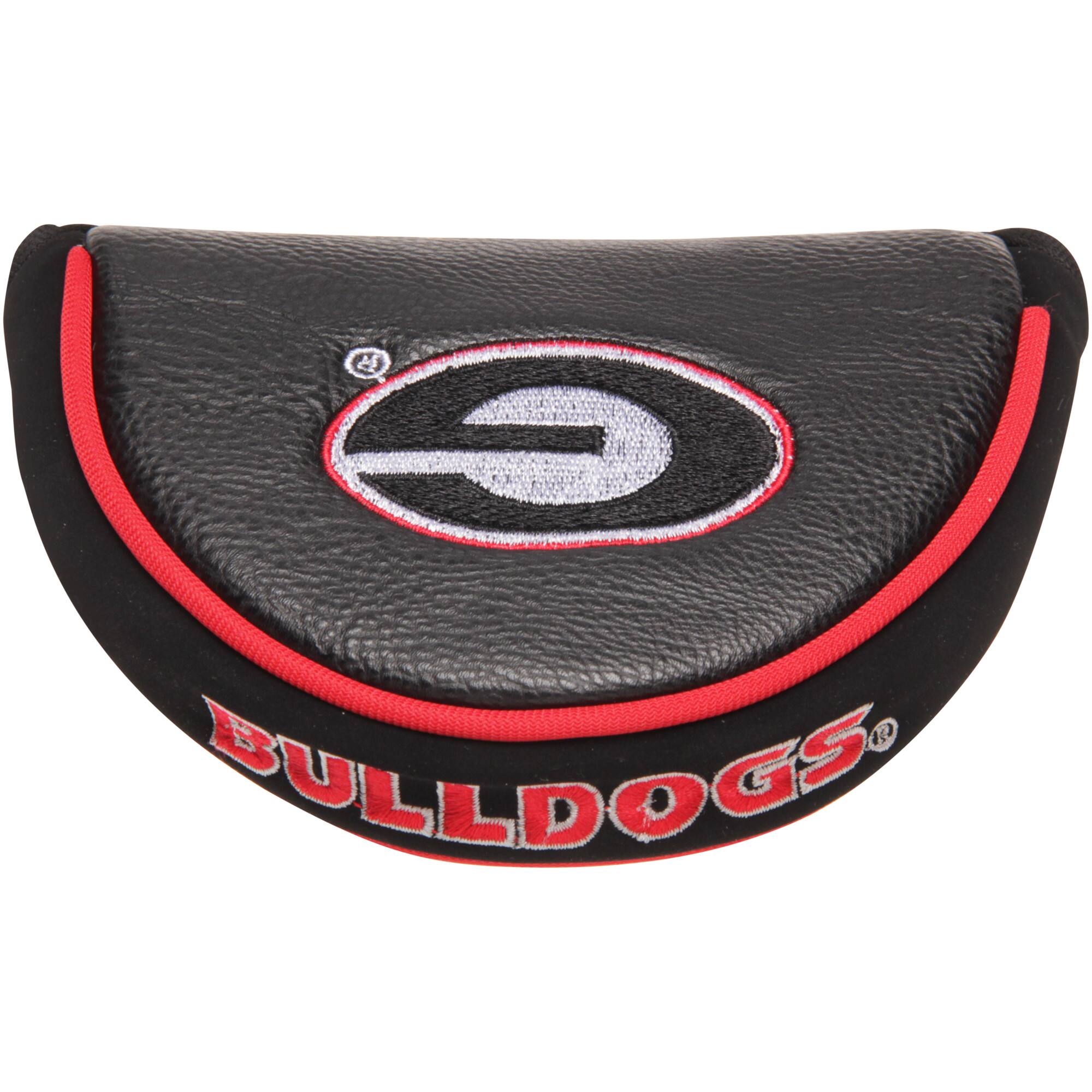 Front. Team Golf - Georgia Bulldogs Golf Mallet Putter Cover - Multicolor.
