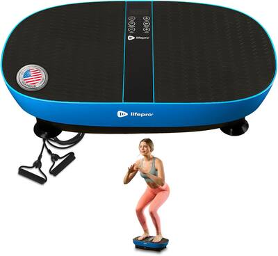 LifePro VibraPulse Vibration Plate Exercise Machine with EMS Pad & 99 Speeds for Full Body Workout Blue LP-VBRPLS-BLU - Best Buy LifePro VibraPulse Vibration Plate Exercise Machine with EMS Pad & 99 Speeds for Full Body Workout Blue LP-VBRPLS-BLU - Best Buy