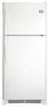 Front. Frigidaire - Gallery 20.4 Cu. Ft. Frost-Free Top-Freezer Refrigerator - White.