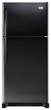 Frigidaire - Gallery 20.4 Cu. Ft. Top-Freezer Refrigerator - Ebony - Larger Front