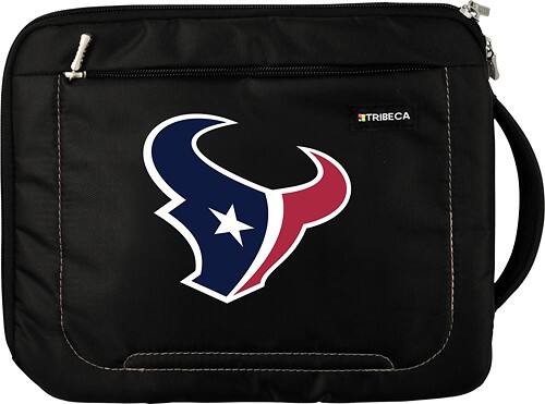 Front Standard. Tribeca - Houston Texans Deluxe Apple® iPad® Sleeve - Black.