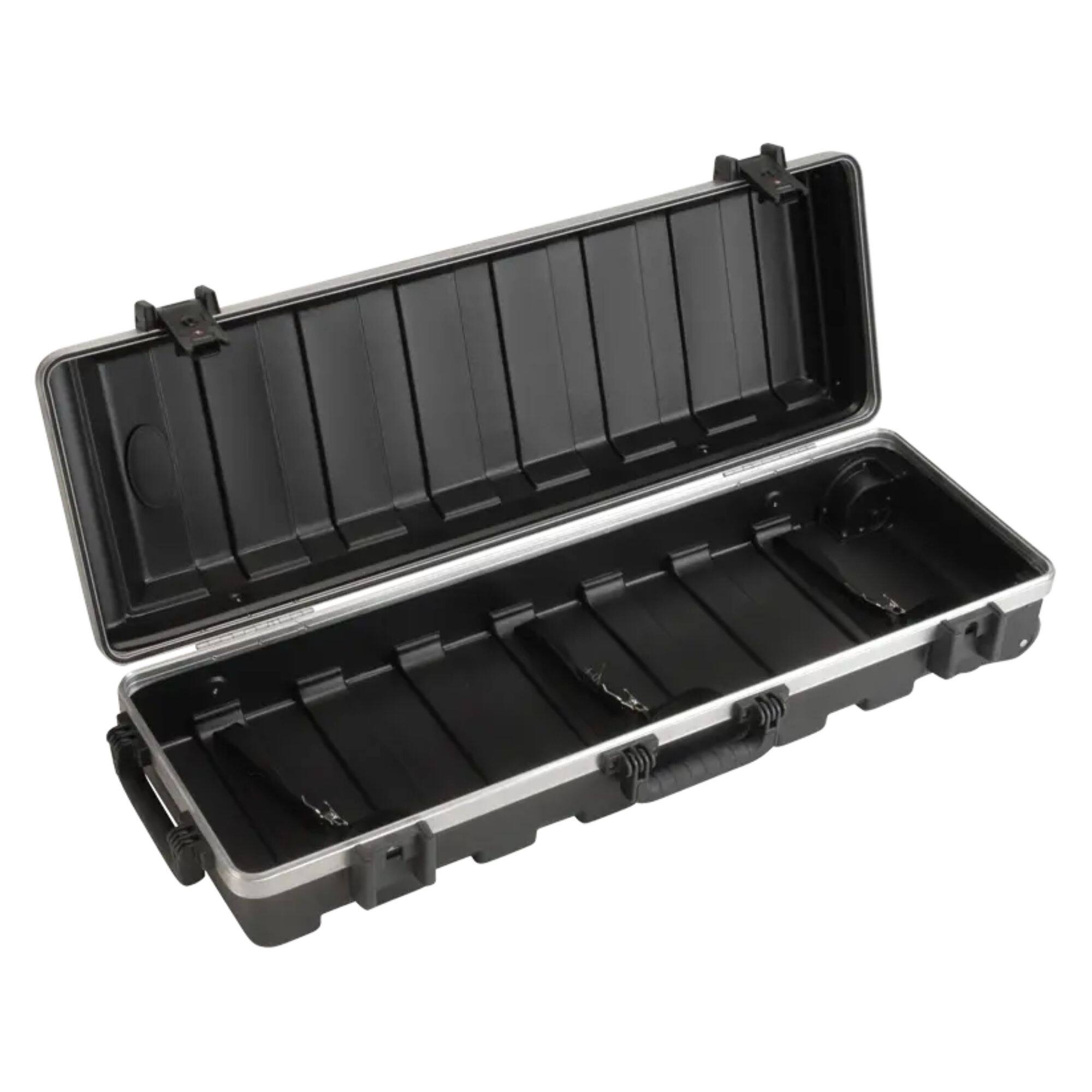 Alt View 7. SKB - SKB vSeries 3611 Hard Case with Wheels for Mic Stand and Drum Hardware Transport.
