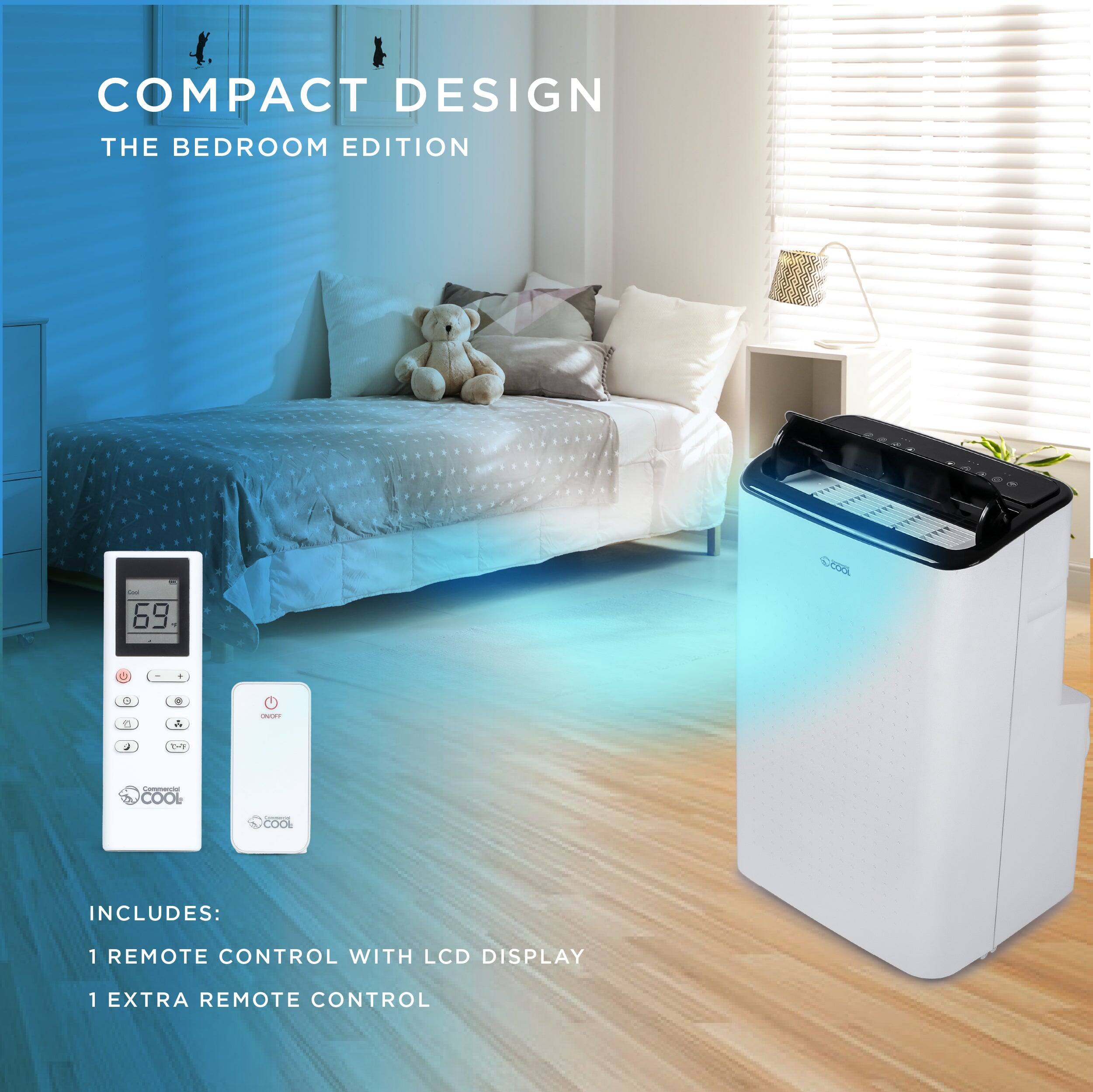 COMPACT DESIGN THE BEDROOM EDITION - 69 Ceocl  + d .  d .. a T - COOL COOL INCLUDES: 1 REMOTE CONTROL WITH LCD DISPLAY 1 EXTRA REMOTE CONTROL