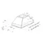 The text on the image reads: "12" 4.2" 10" 19.5" 21" 14.2" 44.5" 38.5" 32.5" 46" 26.5" 40" 34" - 28". This text is describing the dimensions of a structure, with measurements in inches. The structure is 12 inches tall, with a width of 4.2 inches at the top, 10 inches at the bottom, and a length of 19.5 inches. The structure also has a height of 21 inches, a width of 14.2 inches, and a length of 44.5 inches. Additionally, the structure has a height of 38.5 inches, a width of 32.5 inches, and a length of 46 inches. The last measurement is 26.5 inches in height, 40 inches in width, and 34 inches in length.