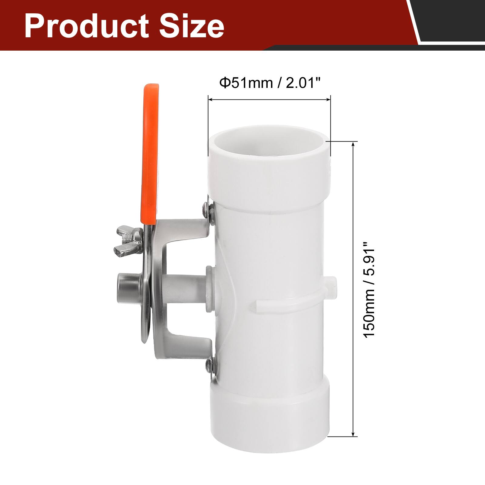 Product Size  
51mm / 2.01"  
5.91" / 150mm