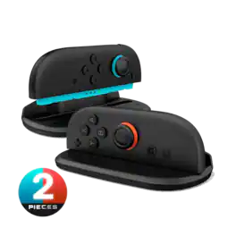SUPCASE - Nintendo Switch 2 Joy-Con Mouse Grip – Black (2-Pack) | Ergonomic Base for Precision Control