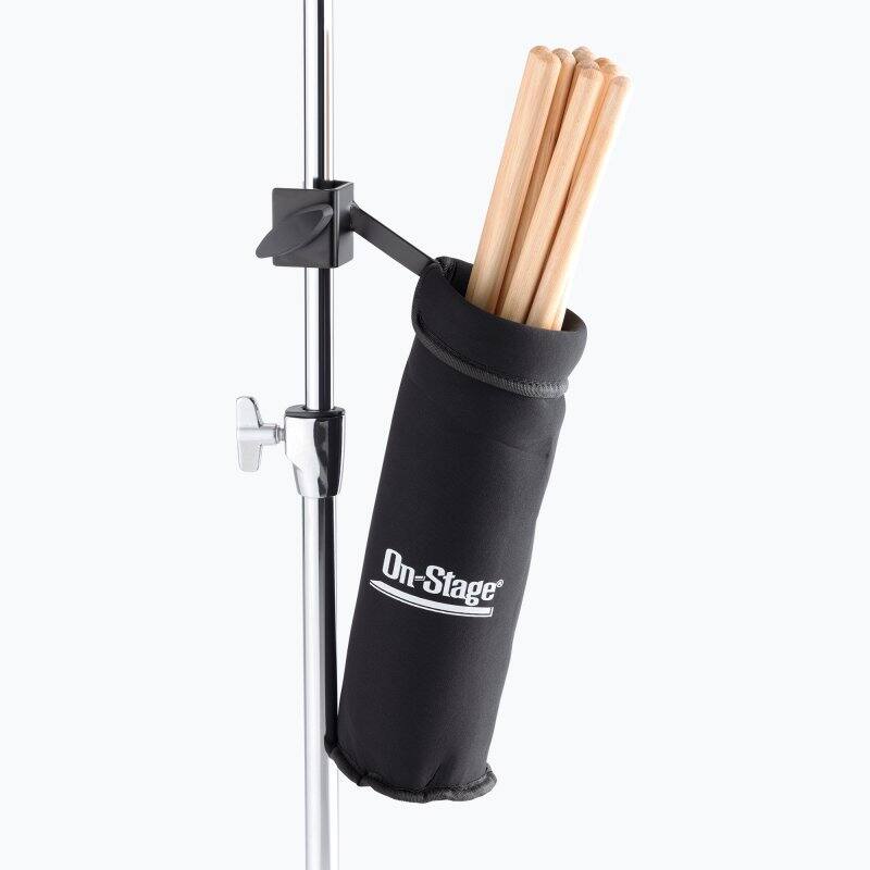 Alt View 1. On Stage Stands - On-Stage DA100 Clamp-On Drum Stick Holder,Black - Black.