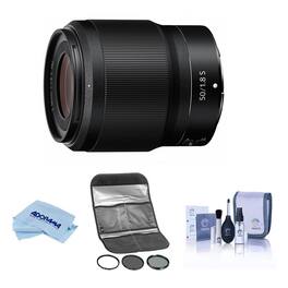 Bundle - Nikon - NIKKOR Z 50mm f/1.8 S Lens w/Hoya 62mm Digital Filter Kit II