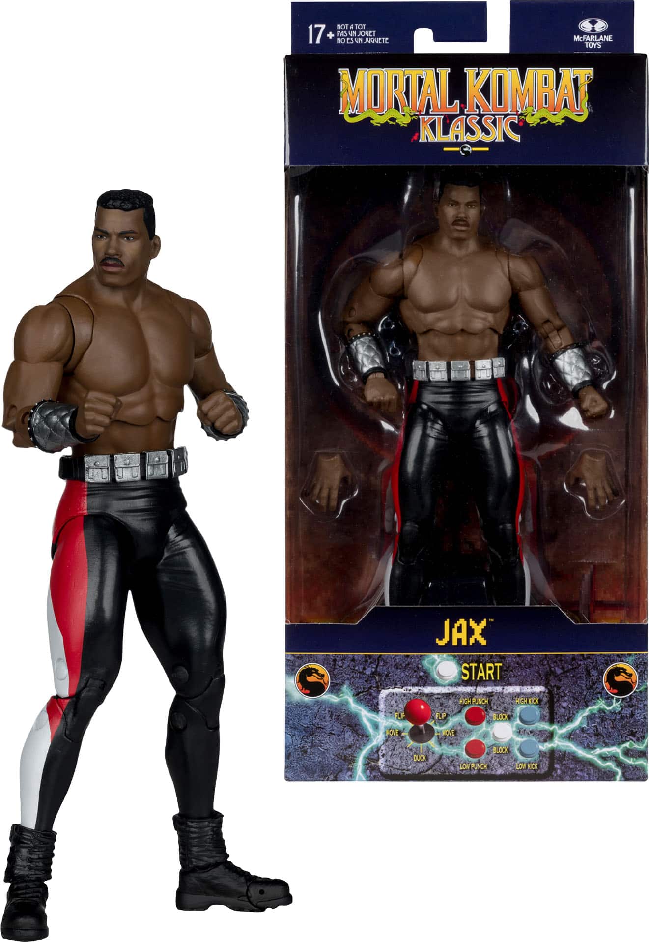 McFarlane Toys - Mortal Kombat Klassic Jax 7.3" Action Figure
