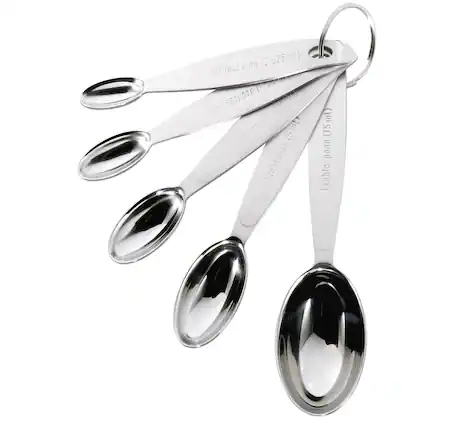 (0.625 ml) 1/8 teaspoon (7.5 ml) 1/4 teaspoon (2.5 ml) 1/2 teaspoon (5 ml) 1 teaspoon (5 ml) 1 tablespoon (15 ml)