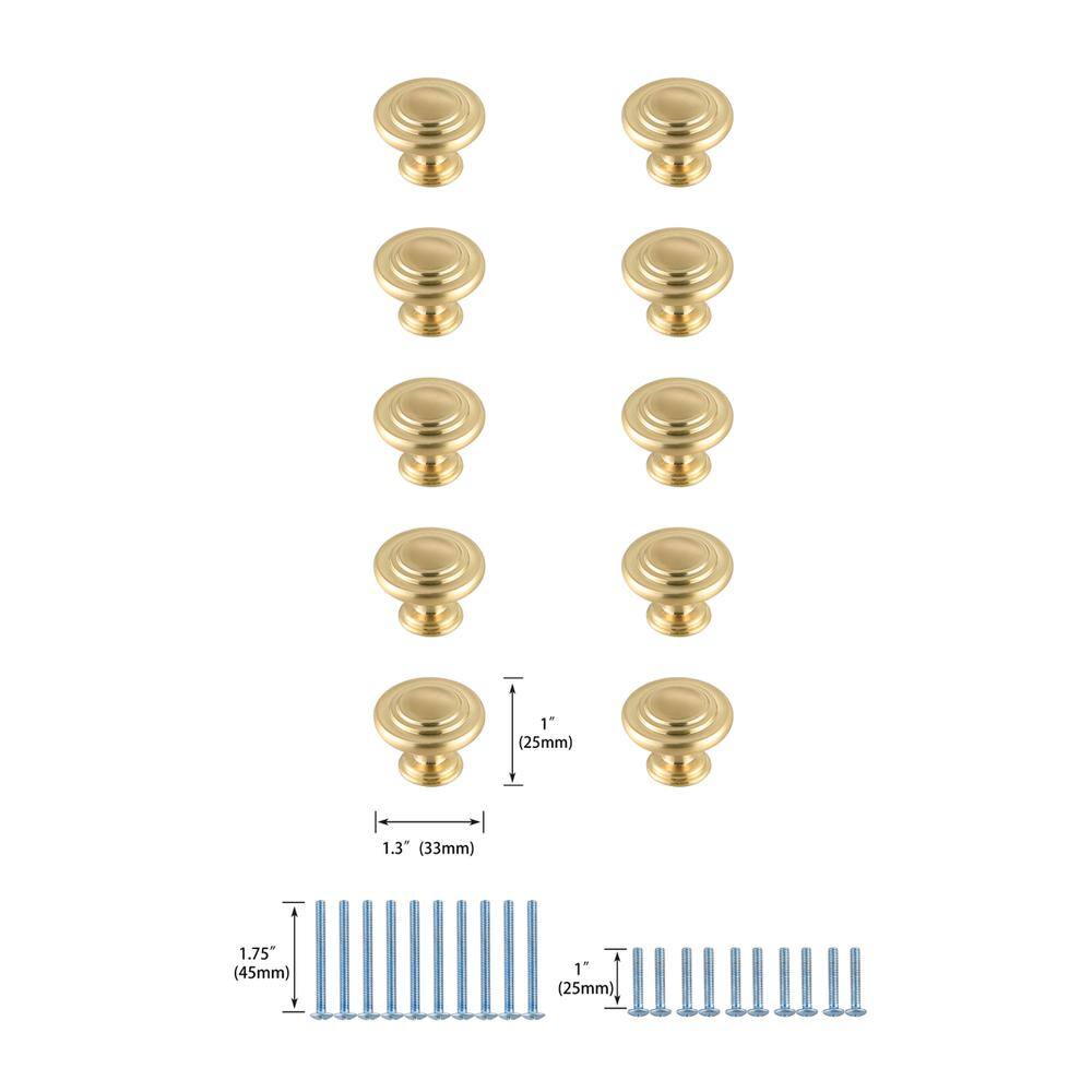 1" (25mm)  
1.3" (33mm)  
1.75" (45mm)