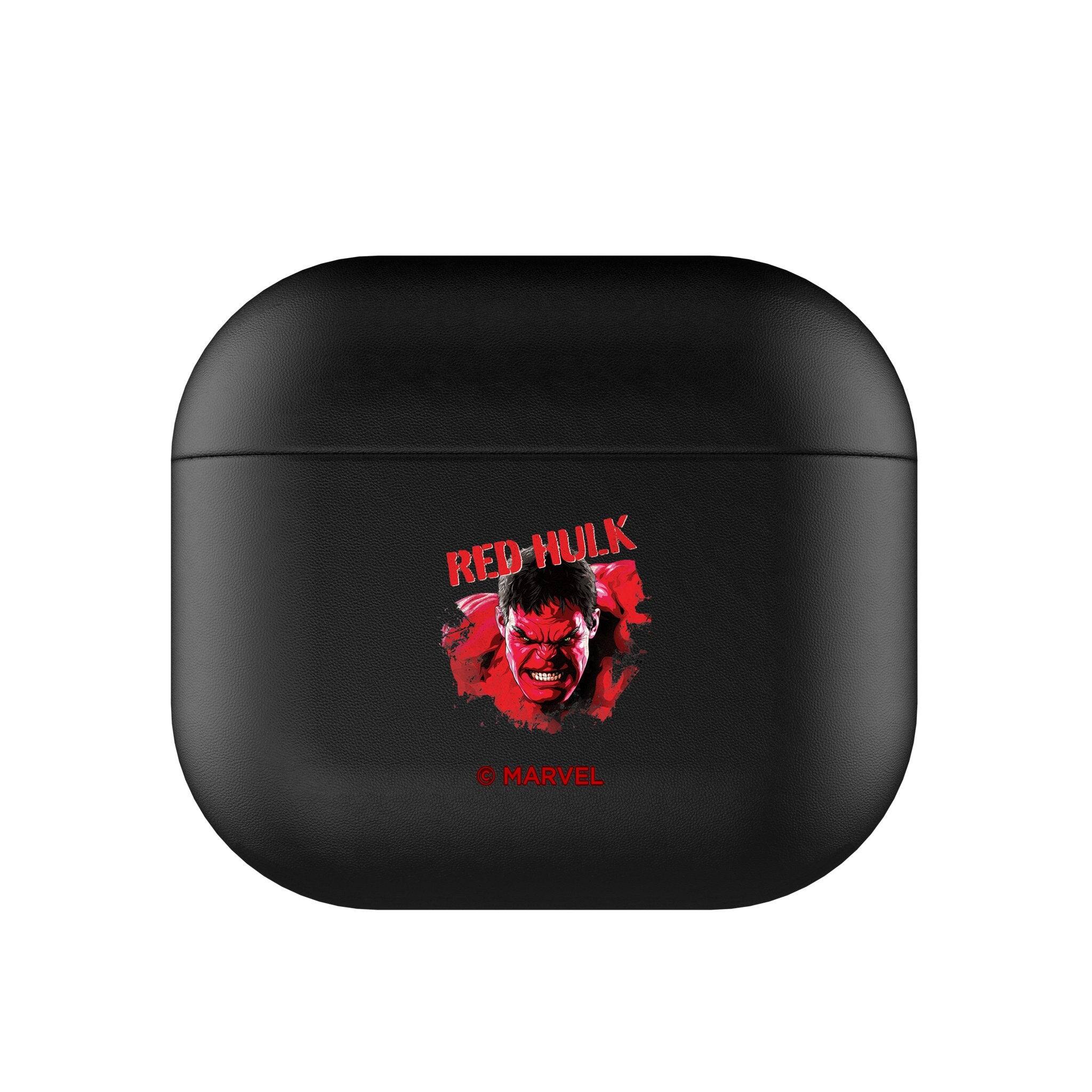 Keyscaper - Marvel Badge AirPod Case Cover - AirPods 3rd Gen - Red Hulk