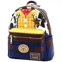 Disney - Loungefly Disney's Pixar Toy Story 5, Woody Cosplay Mini Backpack - Multicolored