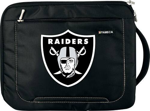 Front Standard. Tribeca - Oakland Raiders Deluxe Apple® iPad® Sleeve - Black.