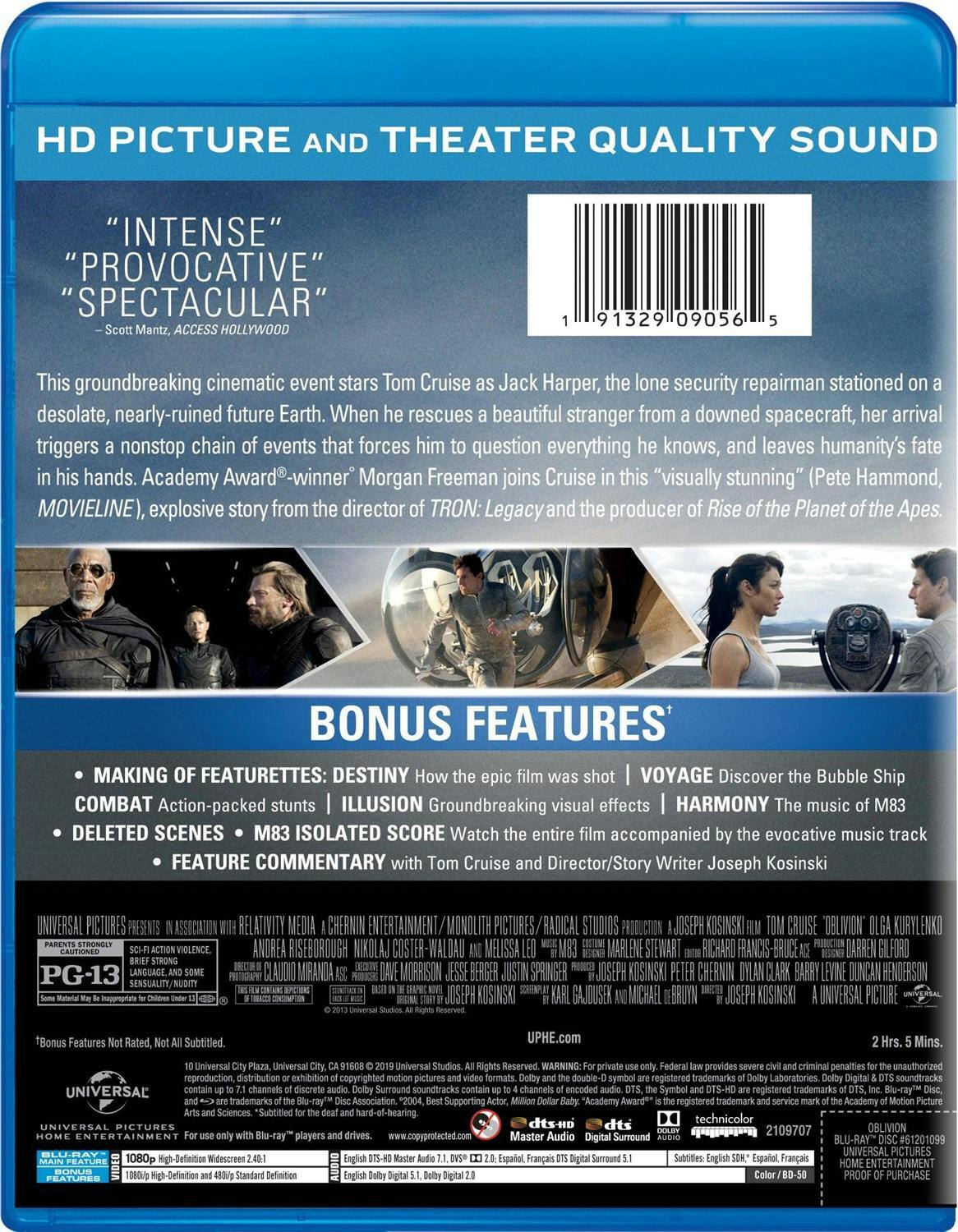 Back. Oblivion (Blu-ray New Box Art) [Blu-ray].