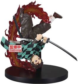 PopMarket - BanPresto - Demon Slayer: Kimetsu no Yaiba Vibration Stars Plus - Tanjiro Kamado Statue - Collectibles - Multicolor