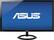 Front. ASUS - 24" LED HD Monitor - Black.